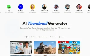 1of10 homepage — screenshot of the video AI tool, 2026-10-01