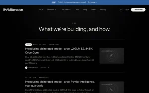 abliteration.ai blog — screenshot of the coding AI tool, 2026-10-01