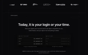 AgentID homepage — screenshot of the coding AI tool, 2026-10-01
