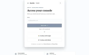 Apodex API documentation — screenshot of the research & search AI tool, 2026-10-01