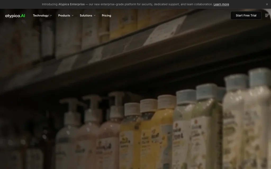 atypica.AI homepage — screenshot of the research & search AI tool, Oct 1, 2026