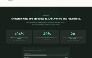 Augmenta3D homepage — screenshot of the image generation AI tool, 2026-10-01