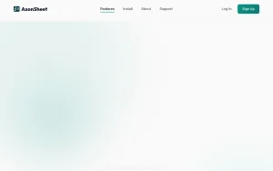 AxonSheet homepage — screenshot of the productivity & writing AI tool, 2026-10-01
