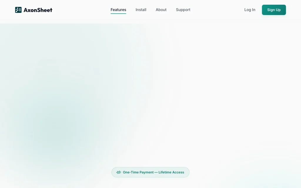 AxonSheet page de tarifs avec offres et prix — capture d'écran de l'outil d'IA productivité et rédaction, Oct 1, 2026