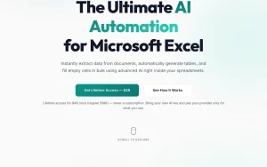 AxonSheet pricing page with plans and prices — screenshot of the productivity & writing AI tool, 2026-10-01
