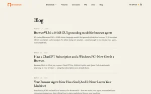 BrowserOS neo (formerly BrowserClaw) blog — screenshot of the productivity & writing AI tool, 2026-10-01