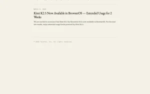BrowserOS neo (formerly BrowserClaw) blog — screenshot of the productivity & writing AI tool, 2026-10-01