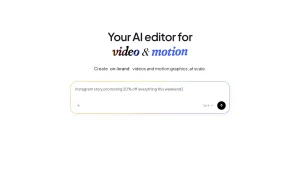 Burp homepage — screenshot of the video AI tool, 2026-10-01