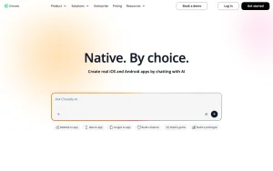 Choicely homepage — screenshot of the coding AI tool, 2026-10-01