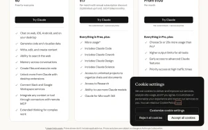 Claude homepage — screenshot of the chat assistants AI tool, 2026-10-01