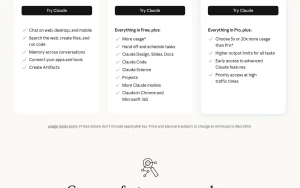 Claude pricing page with plans and prices — screenshot of the chat assistants AI tool, 2026-10-01