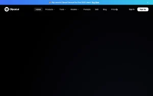Clipcat homepage — screenshot of the video AI tool, 2026-10-01