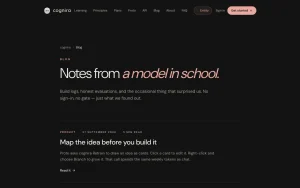 cognira blog — screenshot of the chat assistants AI tool, 2026-10-01