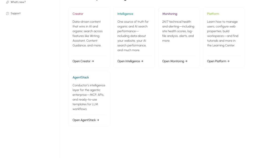 Conductor documentation — screenshot of the research & search AI tool, Oct 1, 2026