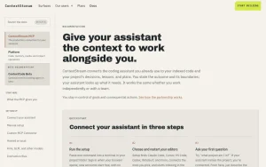 ContextStream documentation — screenshot of the coding AI tool, 2026-10-01