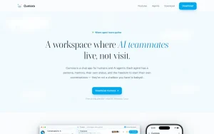Cumora homepage — screenshot of the chat assistants AI tool, 2026-10-01