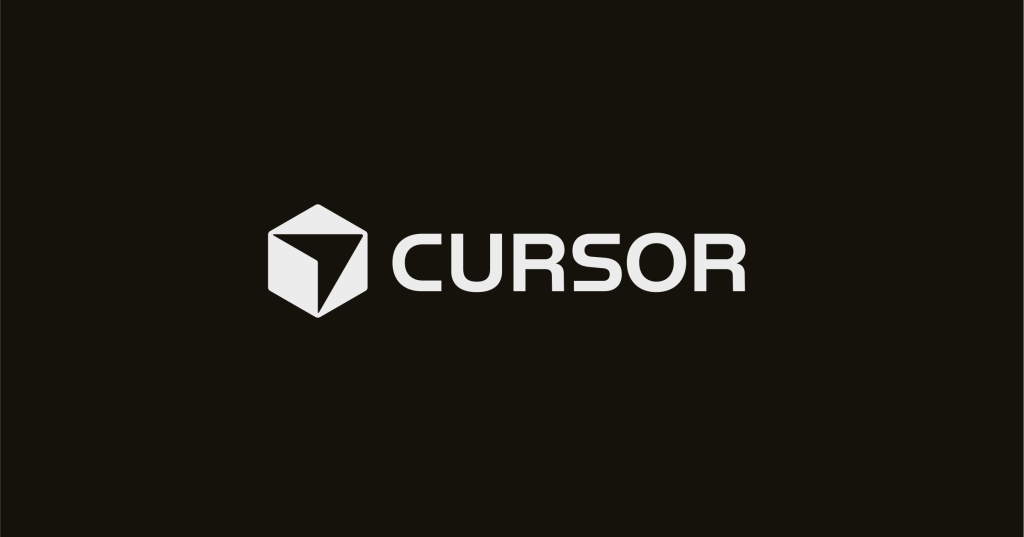 Cursor homepage screenshot, coding AI tool
