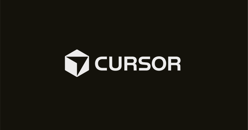 Cursor homepage screenshot, coding AI tool