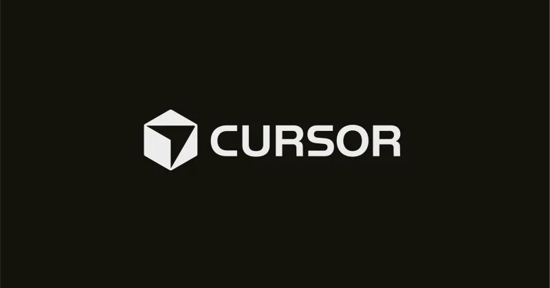 Cursor homepage screenshot, coding AI tool