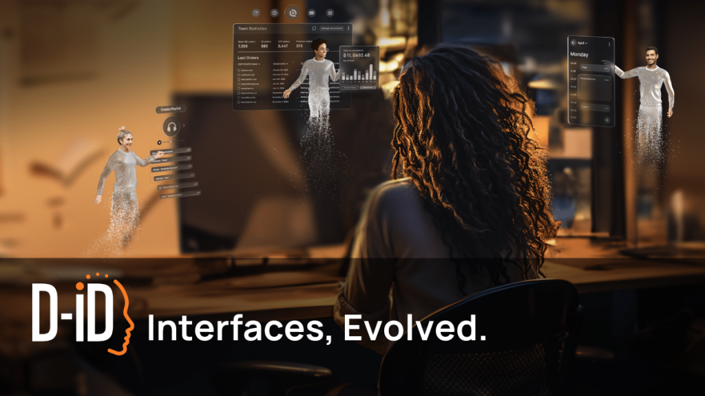 D-ID Creative Reality Studio homepage screenshot, video AI tool
