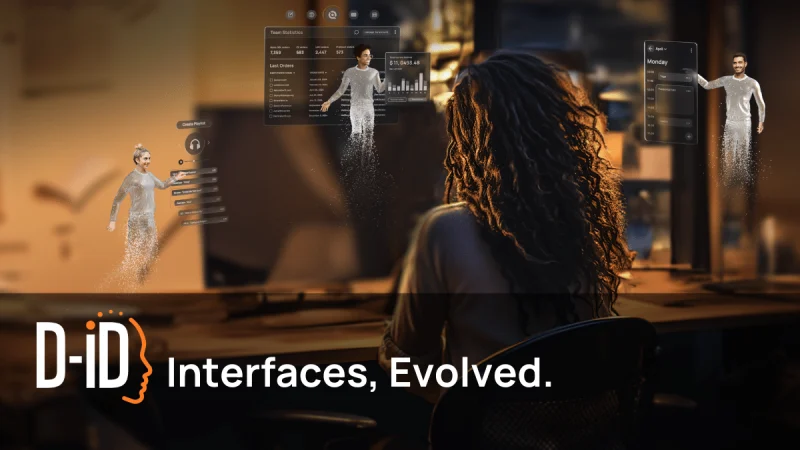 D-ID Creative Reality Studio Startseite, Screenshot, KI-Tool video