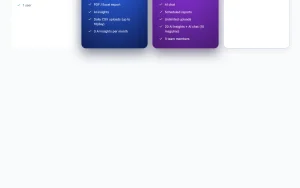 DataLayer pricing page with plans and prices — screenshot of the productivity & writing AI tool, 2026-10-01