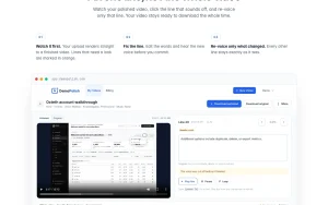 DemoPolish homepage — screenshot of the video AI tool, 2026-10-01