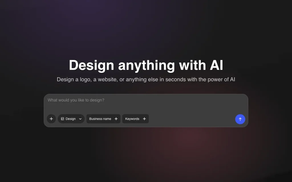 Design.com página principal — captura de pantalla de la herramienta de IA generación de imágenes, Oct 1, 2026