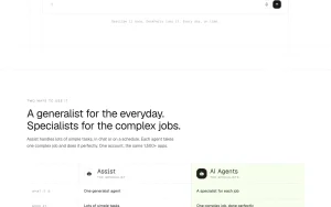 DeskFerry homepage — screenshot of the productivity & writing AI tool, 2026-10-01