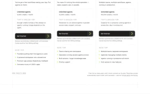 DeskFerry pricing page with plans and prices — screenshot of the productivity & writing AI tool, 2026-10-01