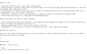 Dial homepage — screenshot of the coding AI tool, 2026-10-01