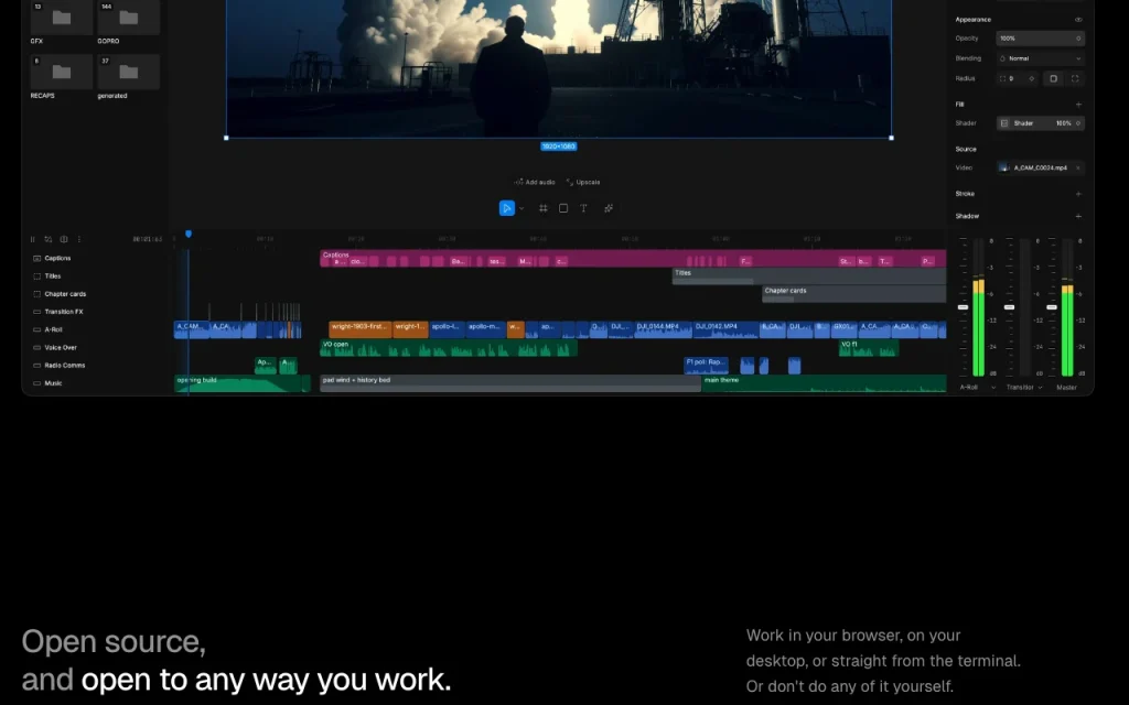 Diffusion Studio homepage — screenshot of the video AI tool, Oct 1, 2026