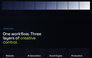 Draftly features page — screenshot of the coding AI tool, 2026-10-01