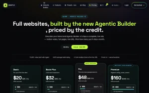 Draftly pricing page with plans and prices — screenshot of the coding AI tool, 2026-10-01