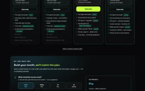 Draftly pricing page with plans and prices — screenshot of the coding AI tool, 2026-10-01