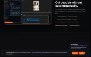 EditBuddy homepage — screenshot of the video AI tool, 2026-10-01