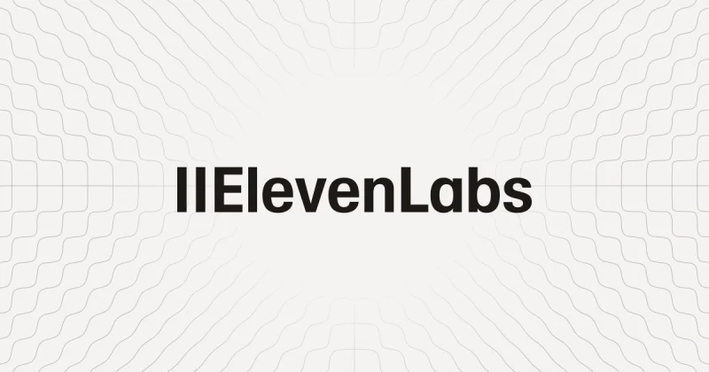ElevenLabs homepage screenshot, audio & voice AI tool