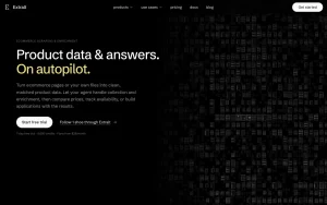 Extralt homepage — screenshot of the productivity & writing AI tool, 2026-10-01