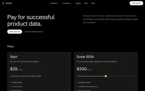 Extralt pricing page with plans and prices — screenshot of the productivity & writing AI tool, 2026-10-01