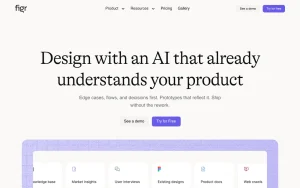 Figr homepage — screenshot of the productivity & writing AI tool, 2026-10-01