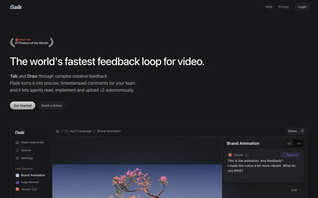 Flask página principal — captura de pantalla de la herramienta de IA video, Oct 2, 2026