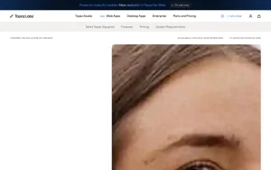Topaz Gigapixel (formerly Gigapixel AI) homepage — screenshot of the image generation AI tool, 2026-10-01