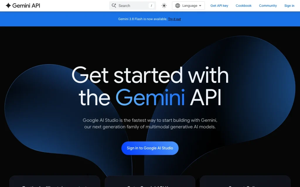Google AI Studio page d'accueil — capture d'écran de l'outil d'IA programmation, Oct 2, 2026