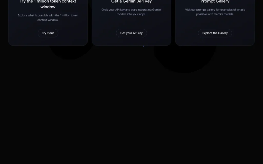Google AI Studio page d'accueil — capture d'écran de l'outil d'IA programmation, Oct 2, 2026