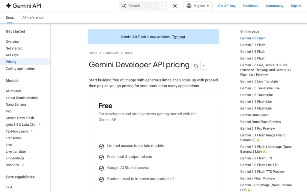 Veo 3.1 pricing page with plans and prices — screenshot of the video AI tool, Oct 2, 2026