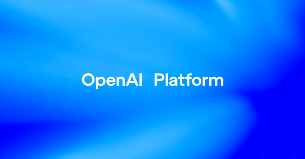 Captura de la página de inicio de OpenAI Playground, herramienta de IA programación
