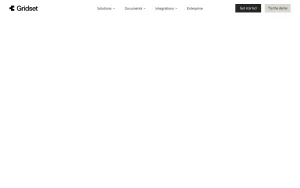 Gridset homepage — screenshot of the productivity & writing AI tool, 2026-10-02