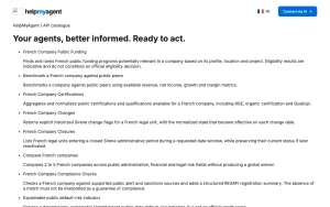 HelpMyAgent homepage — screenshot of the coding AI tool, 2026-10-01