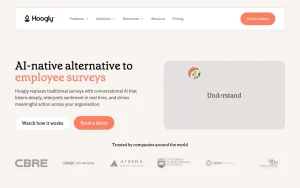 Hoogly homepage — screenshot of the productivity & writing AI tool, 2026-10-01