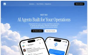 Iris (listed as iHermes) homepage — screenshot of the productivity & writing AI tool, 2026-10-01